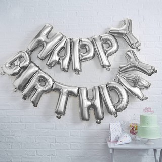 Bóng Chữ Happy Birthday Mập