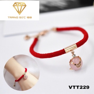 Vòng tay titan chỉ đỏ VTT229