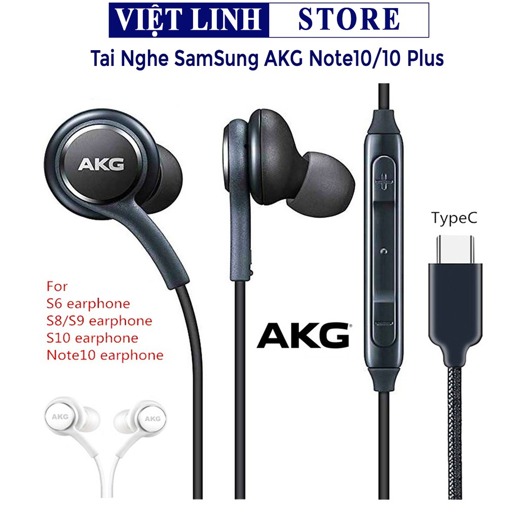 Tai nghe Samsung AKG Note 10/S10 plus zin, Full box đi kèm - Việt Linh Store