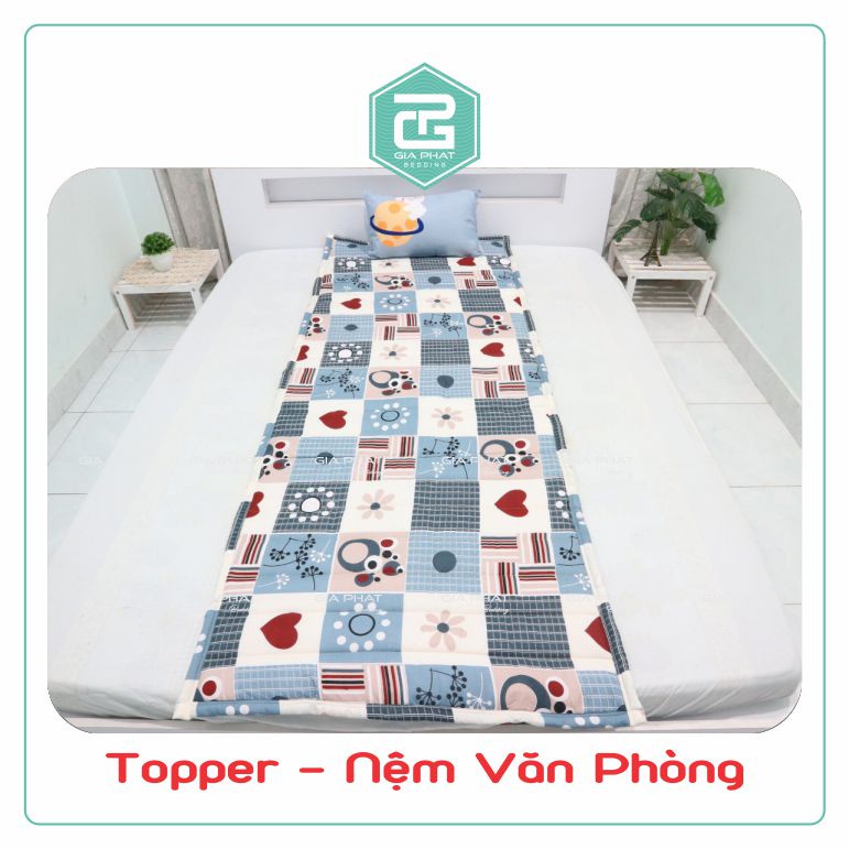 Nệm văn phòng cuộn, Topper nệm, nệm trải sàn Cotton