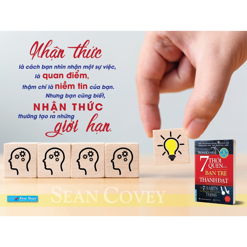 Sách - Bí quyết áp dụng 7 thói quen của bạn trẻ thành đạt (khổ nhỏ) - First News