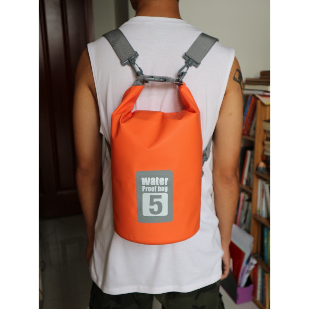 Túi du lịch chống thấm nước cao cấp 2L/5L/10L/20L/30L - 2 Dây đeo