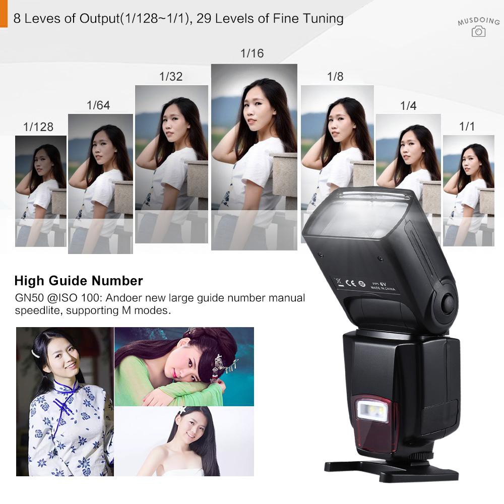 Đèn Flash Máy Ảnh Ad-560 Cho Canon Nikon Olympus