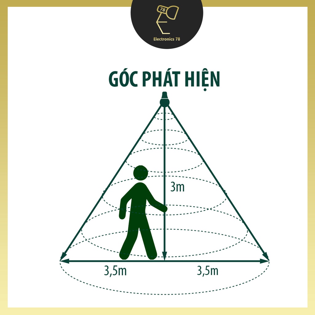 Bóng Led cảm biến tích hợp Hồng ngoại và Ánh sáng 9W Rạng Đông