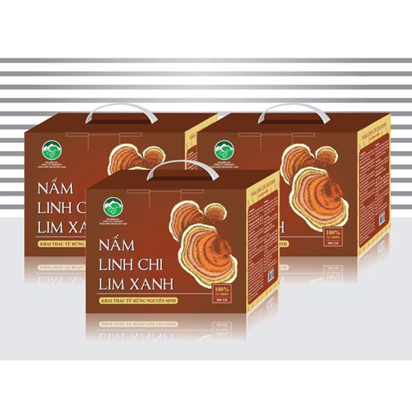 {chính hãng công ty} Hộp 500g Nấm Linh Chi Lim Xanh