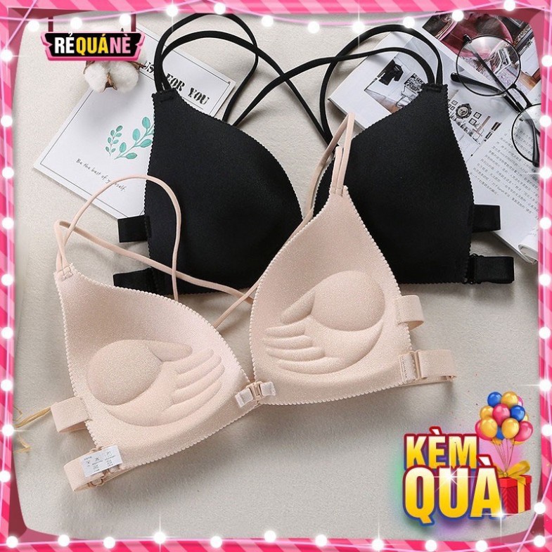 Áo Ngực Bra Nữ Không Gọng SAM SAM Dây Cài Trước A810