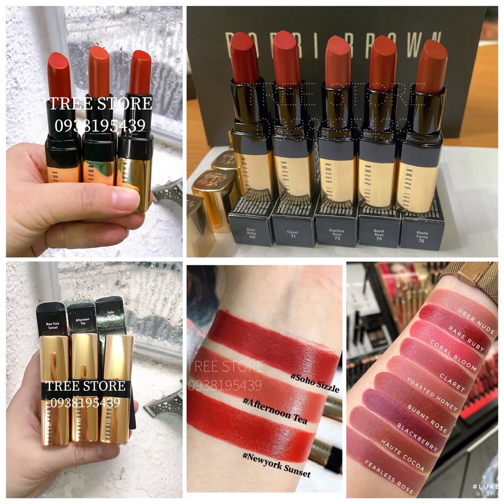 [PHÂN PHỐI CHÍNH HÃNG] Son Bobbi Brown Luxe Lip Color
