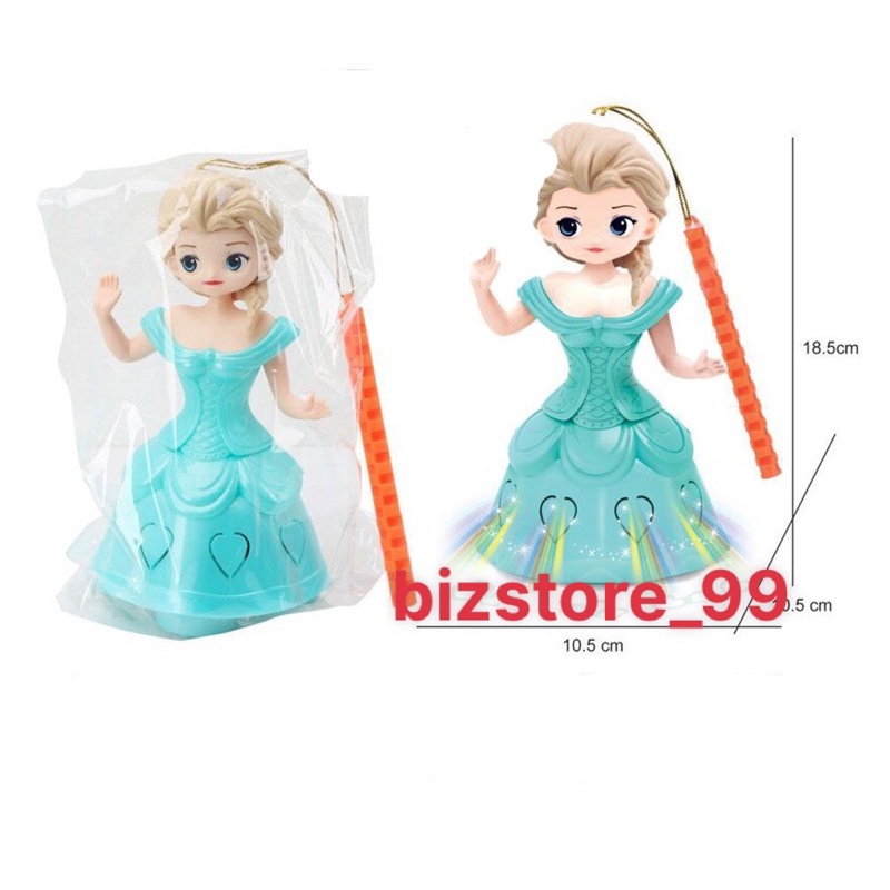 Đèn lồng Elsa, Sofia, Bạch Tuyết ngồi xe ngựa Pony chạy pin có nhạc có đèn chơi Trung Thu có tay cầm