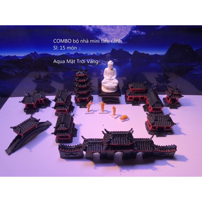 Bộ nhà mini Kelsey 1- phụ kiện trang trí tiểu cảnh, hòn non bộ, bể cá, sân vườn