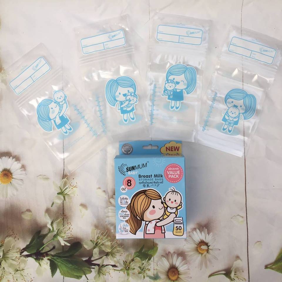 12 hộp túi trữ sữa Sunmum loại 50 túi 250ml