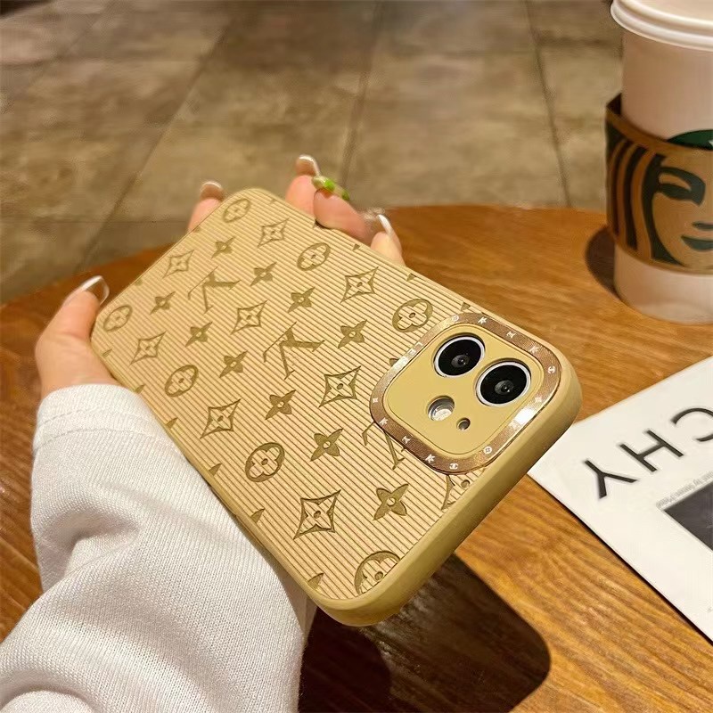 Ốp điện thoại da thời trang bảo vệ cho Iphone 12 11 Pro Max Xs Max Xr X 8 7 Plus