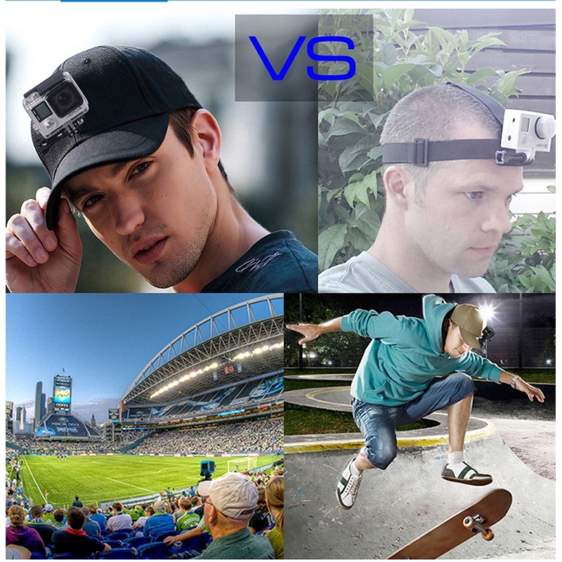 Mũ lưỡi trai có đế gắn camera hành trình Go Pro Hero 5 4