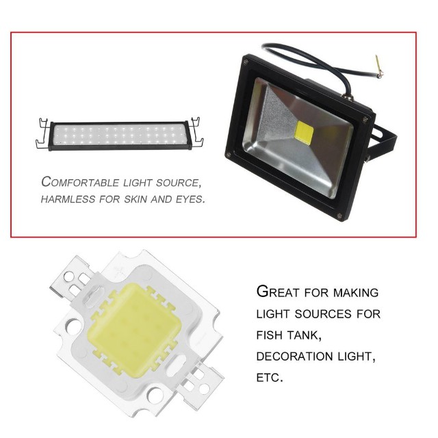 CHIP LED COB SMD Trắng Tinh Khiết (10W / 10-32V)