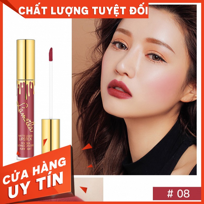 Xả khoSon Môi kem lì Lameila Matte Liquid LipstickGiá siêu tốt