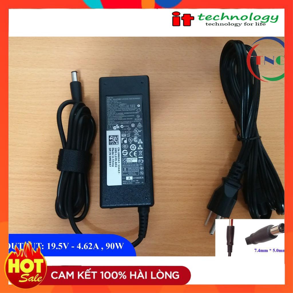 Sạc Dell 19.5V 4.62A 90w Chân Kim To  👍🏻 E6420 E6430 E6520 E6530 3442 3443 3543 3442 3542 3543 N4050 N5050 N5110 👍🏻