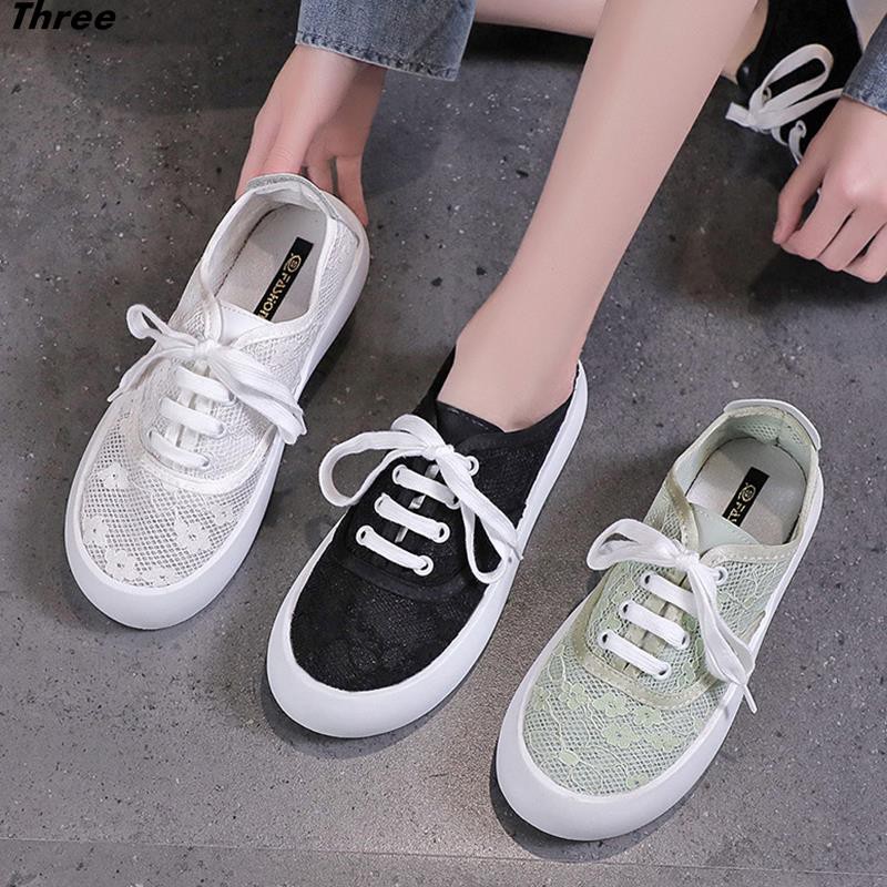 Giày Thể Thao Nữ Thoáng Hơi Thời Trang Phong Cách Hàn Quốc