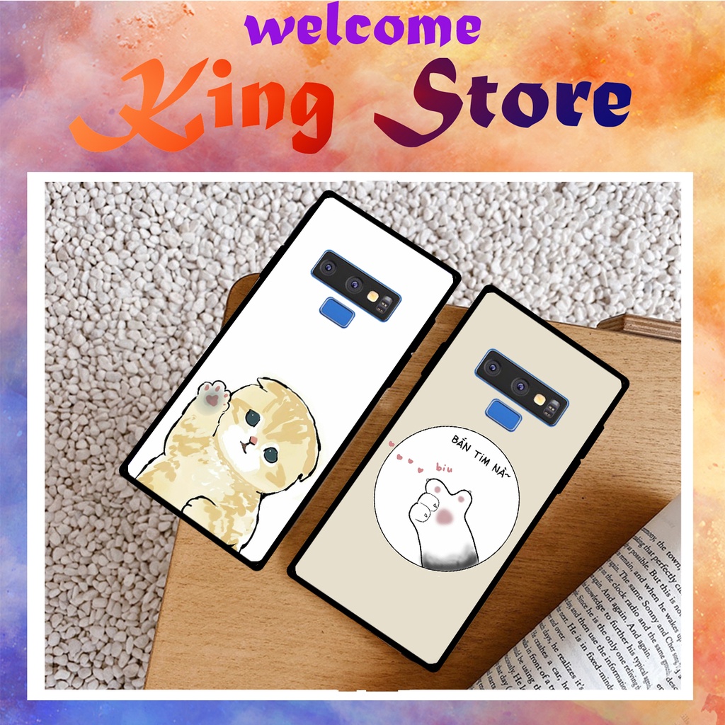 Ốp lưng Samsung Note 7/Note 8/Note 9 in hình Mèo con siêu đáng yêu, ngộ nghĩnh_KINGSTORE.HN_Ốp SS