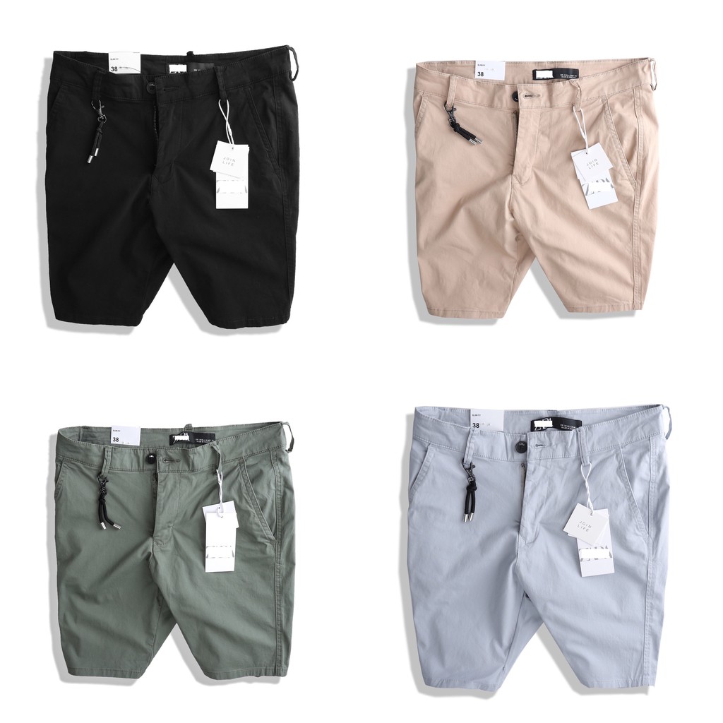 Quần short nam kaki trơn co giãn nhiều màu DILANO SKK01 | BigBuy360 - bigbuy360.vn