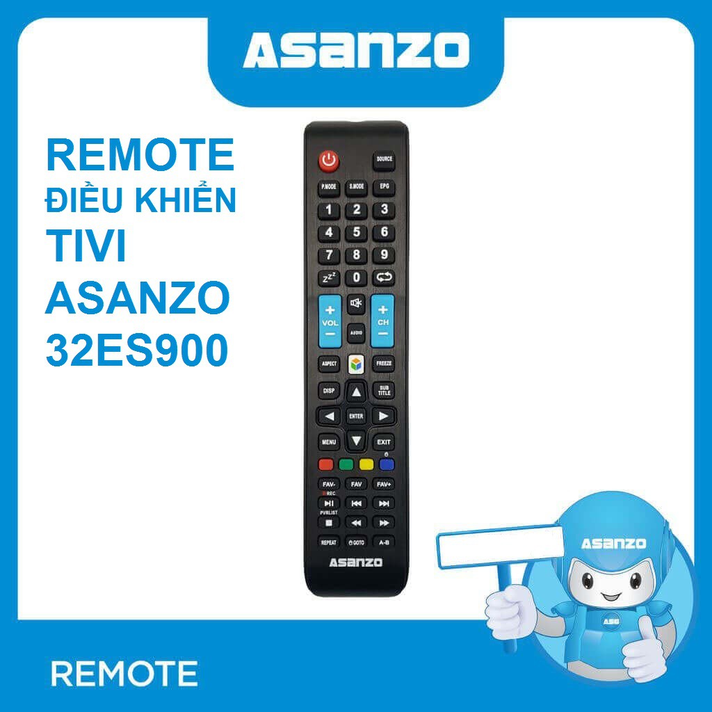 Remote điều khiển tivi Asanzo 32ES900