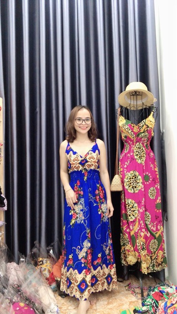ĐẦM MAXI 2 DÂY (nhiều màu Khách đặt hàng ib shop check hàng còn-hết nhé) | BigBuy360 - bigbuy360.vn