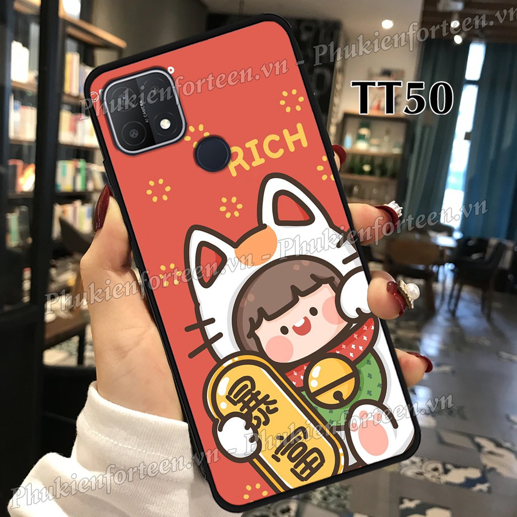 [Sale sốc] Ốp lưng Oppo A15 in họa tiết Bò sữa, Ốp lưng Oppo hạn chế bám bẩn, chống mồ hôi siêu đẹp.