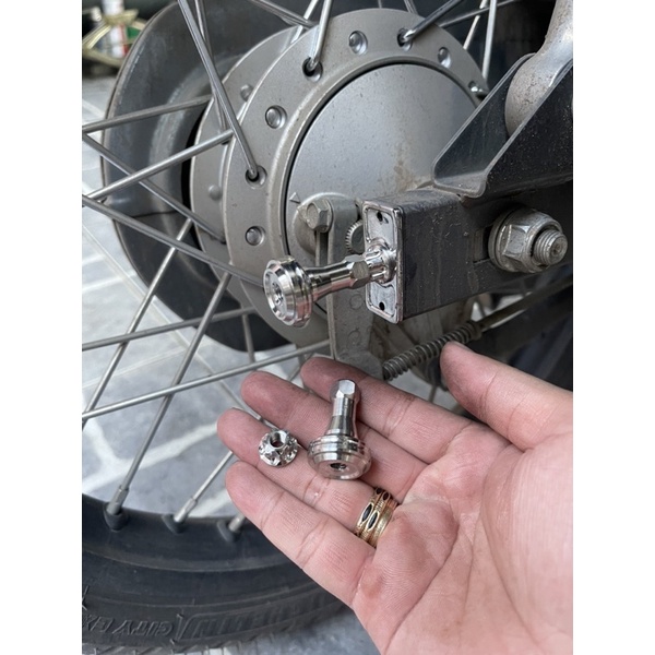 Nòng súng tăng sên inox salaya gắn nhiều dòng xe máy