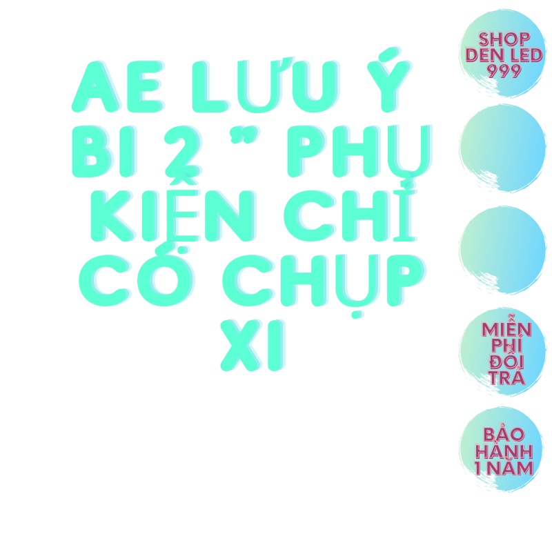 Bi Led Pha Oto Xe Máy Giá Rẻ Công Suất Cao 50w