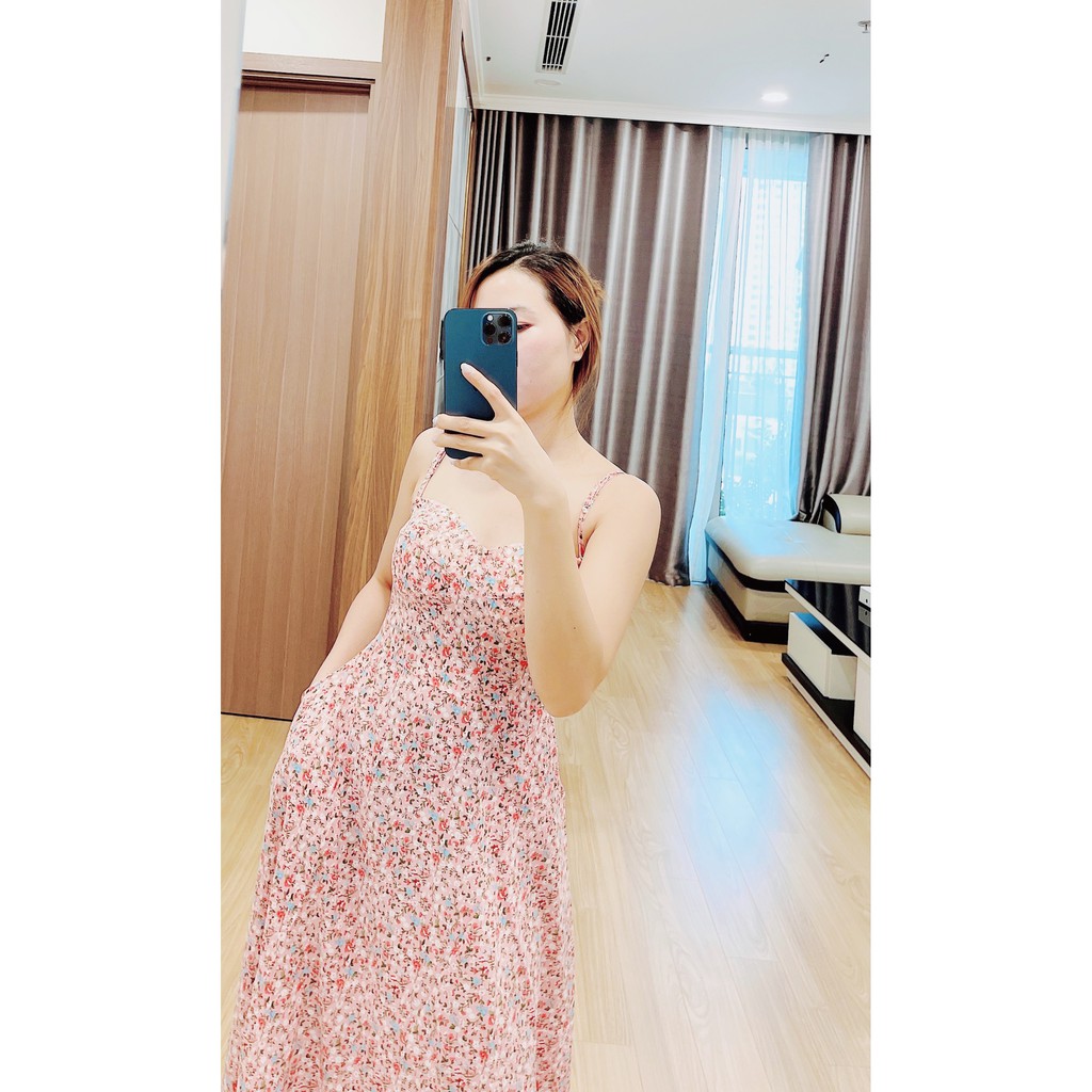 Đầm maxi 2 dây, Đầm dài, Đầm đi biển, Đầm maxi hot girl, Đầm dập ly, Đầm cao cấp