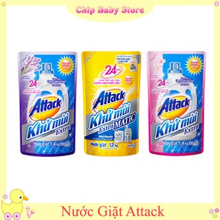 Nước giặt Attack Oải hương 1.4KG