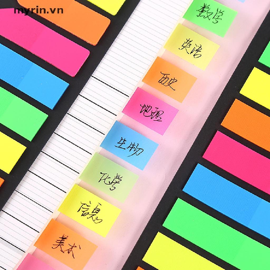 200 Miếng Dán Đánh Dấu Trang Sách Nhiều Màu Sắc