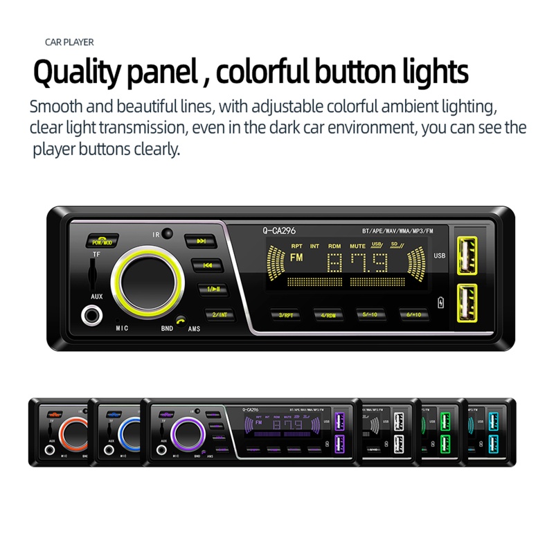 Máy Phát Nhạc MP3 FM Kết Nối Bluetooth Rảnh Tay Cho Xe Hơi