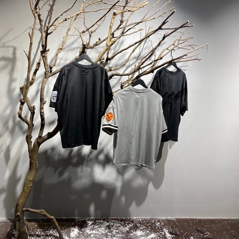 ️ - Áo Mesh Tee FOG Fear of God 5th Mesh Batting Practice Jersey Black, áo bóng chày FOG