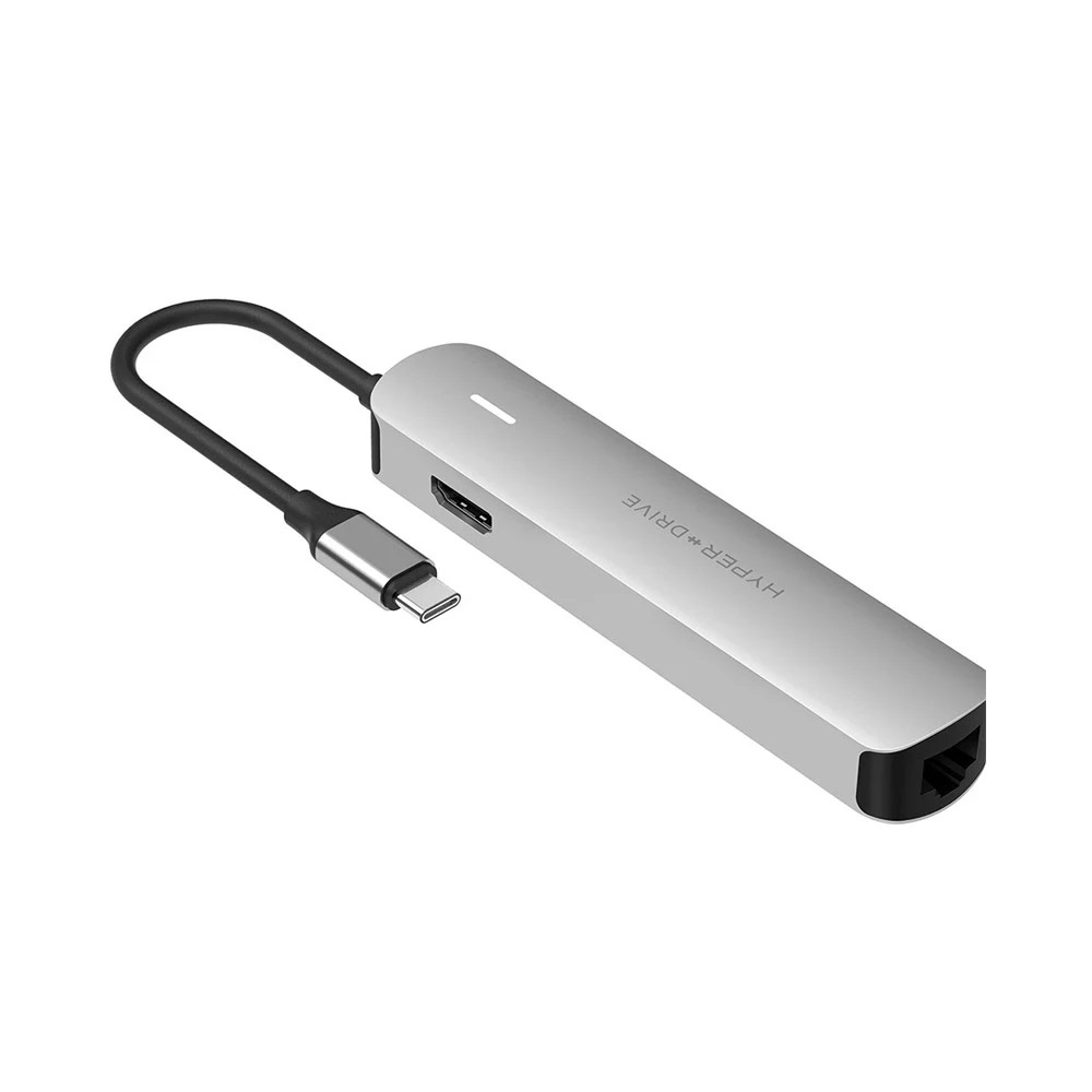 Bộ chia/ Hub HyperDrive 4K HDMI 6-in-1 USB-C Hub-HD233B - Bảo hành 12 tháng