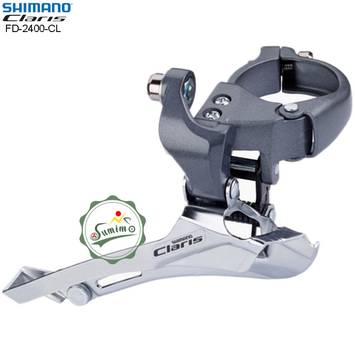 Sang dĩa xe đạp - Gạt dĩa SHIMANO Claris FD-2400 2x8 Speed Clamp 31.8mm - Chính hãng