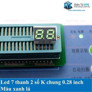 Led 7 thanh 2 số K chung 0.28 inch [HTE Quy Nhơn CN2]