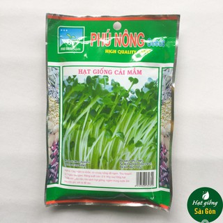 Hạt Giống Rau Mầm Củ Cải Trắng Thu Hoạch Sau 5 Ngày Gói 50gr