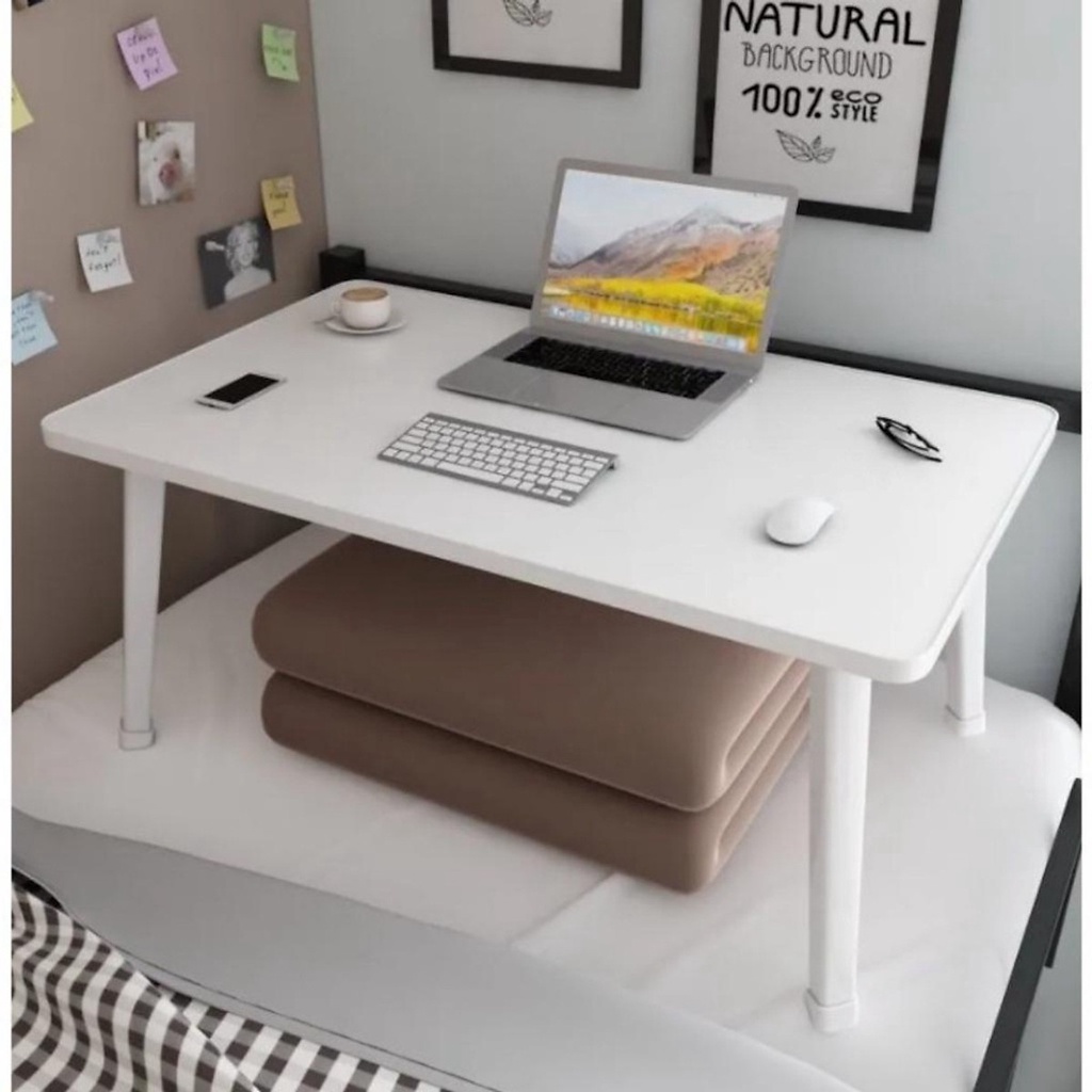 Bàn học gấp gọn ngồi bệt, bàn chân nhựa cứng 40x60cm mặt gỗ MDF loại đẹp
