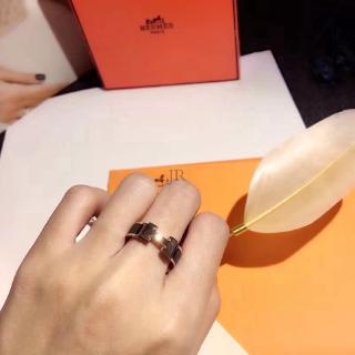 Replica BLACK CERAMIC LOGO CẮT VÀNG RING