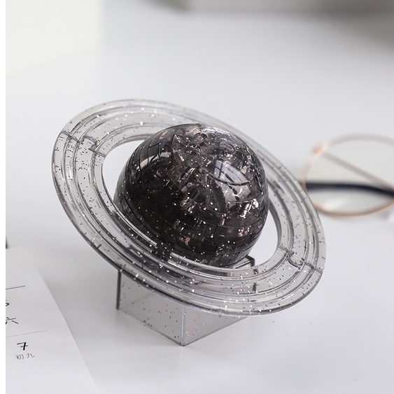 Bộ lắp ráp đồ chơi xếp hình hành tinh vũ trụ Tinh Thể Hành Tinh Sao Thổ DIY 3D