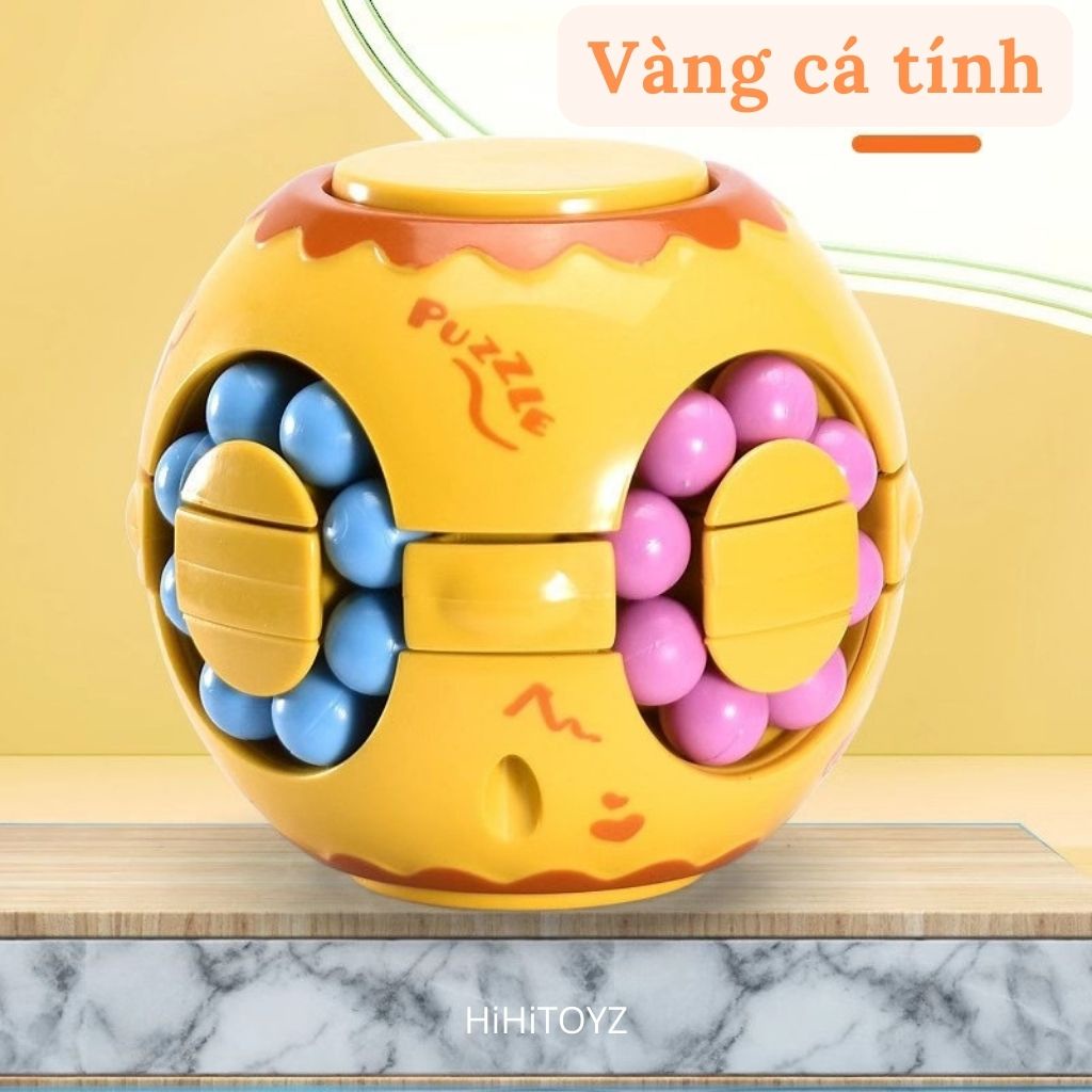 Rubik Hạt Đậu Biến Thể hình Quả Trứng cho bé, Rubik Puzzle đơn giản rèn luyện Trí Tuệ - HiHiTOYZ