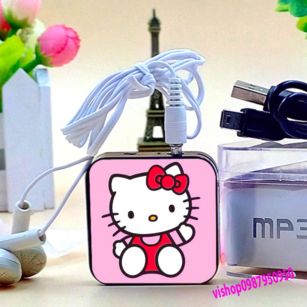 Máy nghe nhạc mp3 hoạt hình 59 mẫu tặng đầy đủ phụ kiện  bán nghỉ