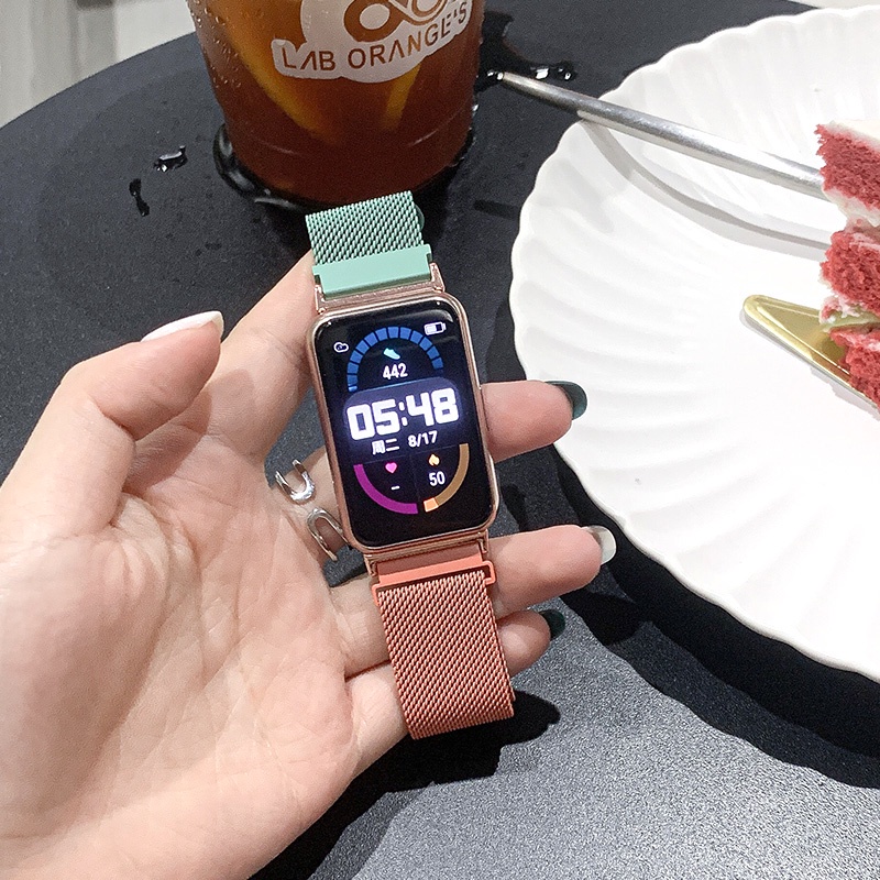 Dây Đeo Từ Tính Màu Gradient Cho Đồng Hồ Thông Minh Huawei Watch Fit 2