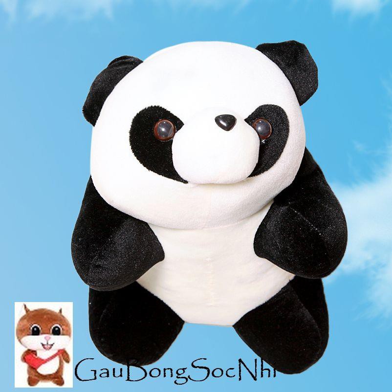 GẤU BÔNG GẤU TRÚC PANDA DỄ THƯƠNG - Tặng móc khóa quả bông dễ thương