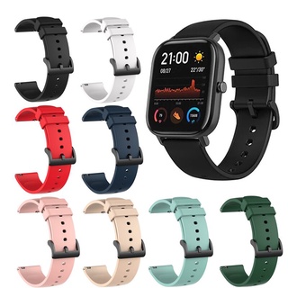 Dây Đeo Silicon 20mm Cho Đồng Hồ Thông Minh Xiaomi Huami Amazfit Gts / Gts 2e / Bip Lite / Bip 1s / Bip 2 / Gtr 42mm