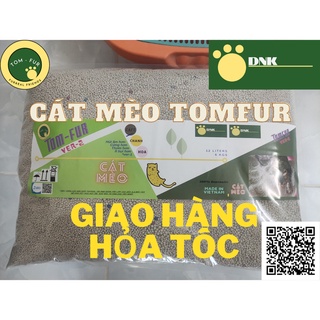  Cát Vệ Sinh Mèo tomfur 6kg 12L chất lượng NHẬT; hạt to Thơm bền lâu; thích hợp cho mèo  hamster thỏ. 