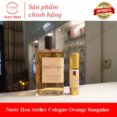 Nước Hoa Unisex Atelier Cologne Orange Sanguine EDC
