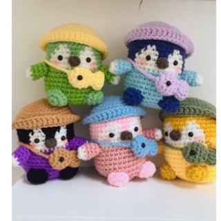 Móc khoá bằng len cánh cụt cute handmade