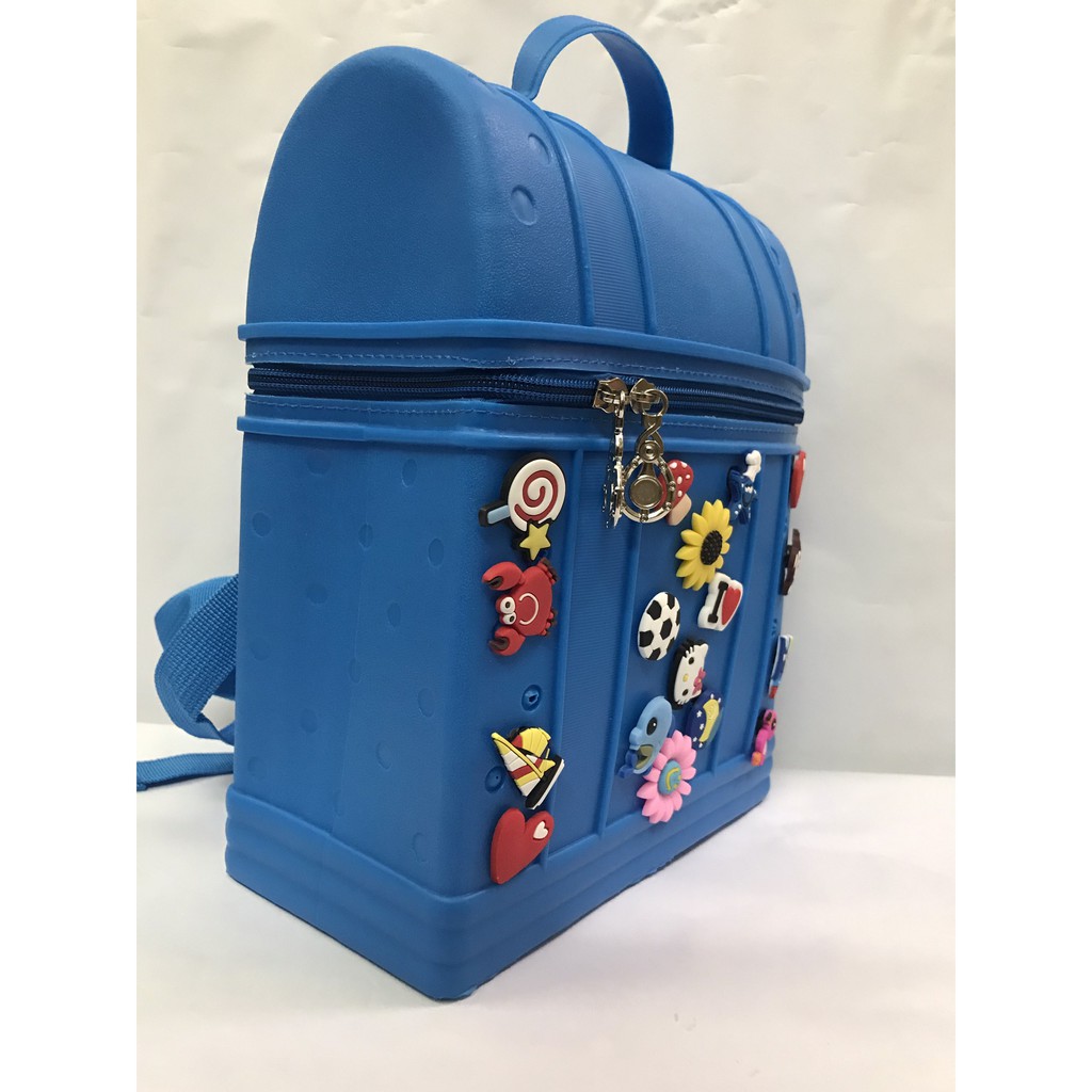 Balo siêu nhẹ Cross chống gù cho bé + Tặng kèm Sticker - Màu xanh dương mạnh mẽ