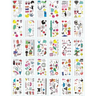 Sỉ combo 50 tấm xăm dán tatoo