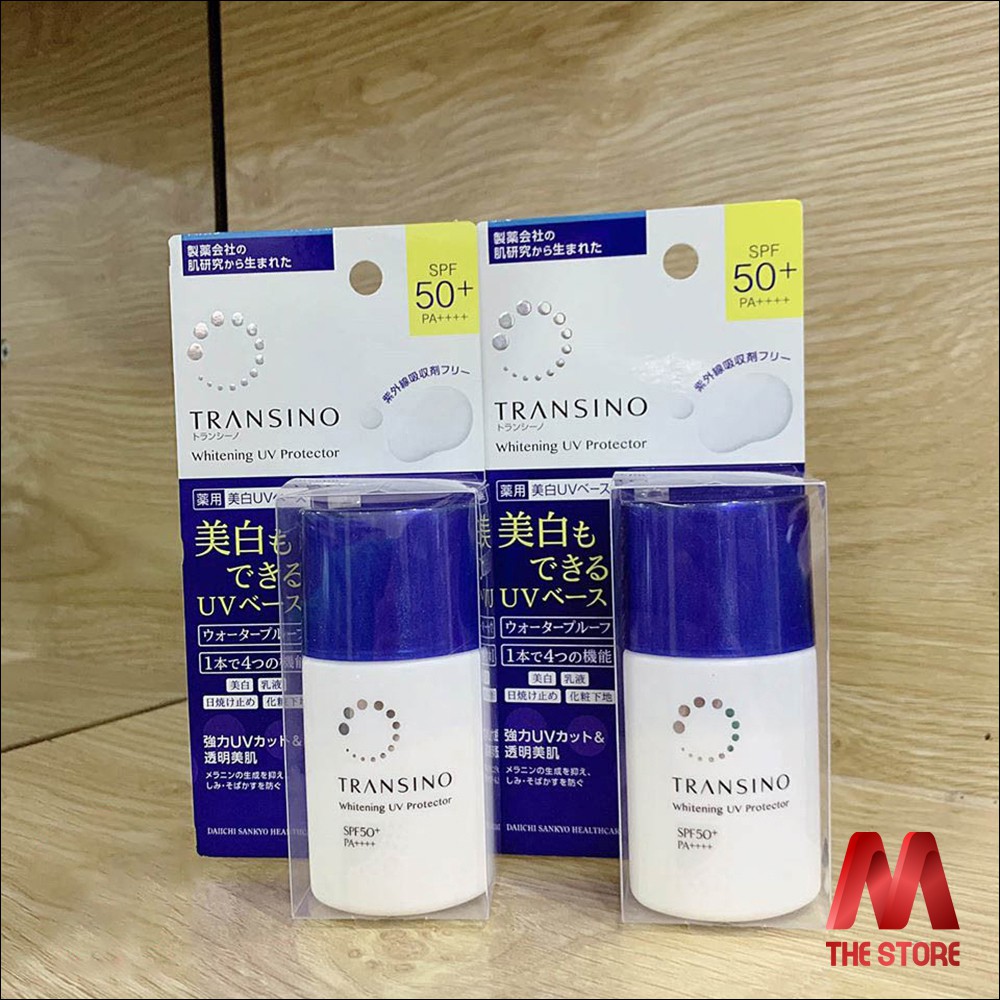 Kem chống nắng dưỡng trắng da Transino Whitening Day Protector SPF50+/PA++++ 40g nội địa Nhật